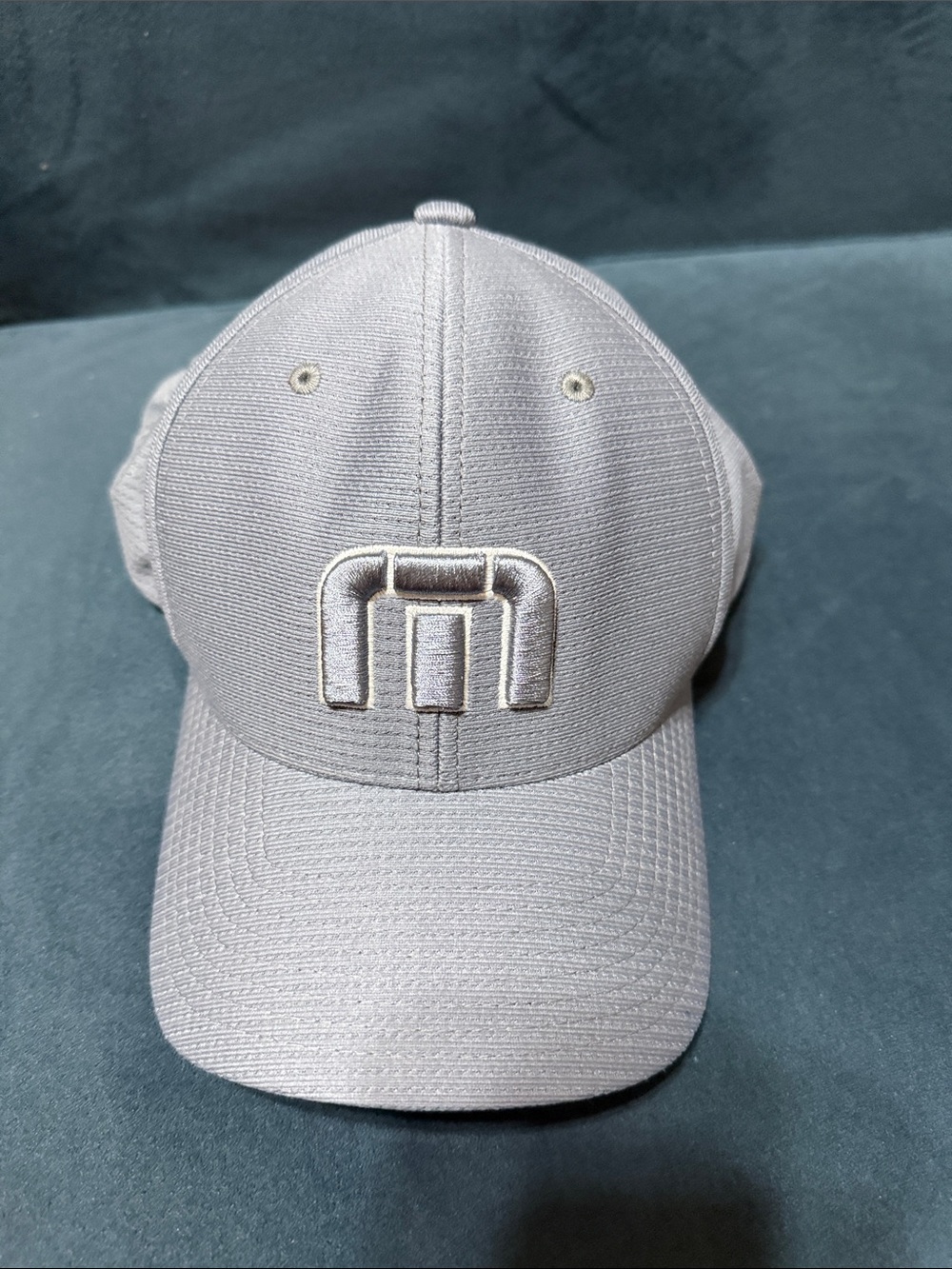 Travis Mathew Light Gray Logo Baseball Cap